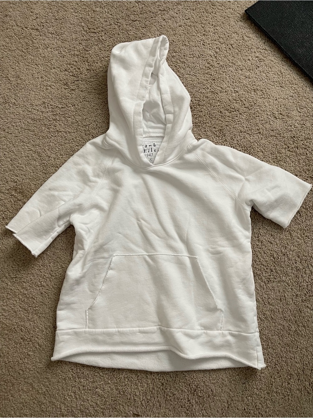 Frank & Eileen White Short-Sleeve Hoodie